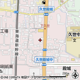 京都府京都市南区久世殿城町164周辺の地図