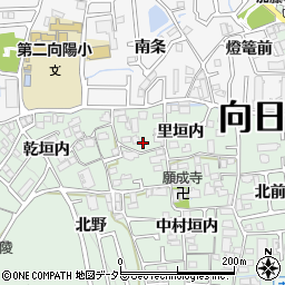 京都府向日市寺戸町里垣内10-2周辺の地図