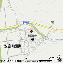 兵庫県姫路市安富町瀬川416周辺の地図