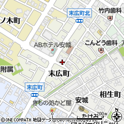 〒446-0038 愛知県安城市末広町の地図