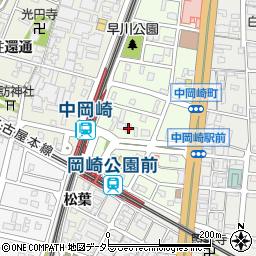 株式会社岡崎菅井保険代理店周辺の地図