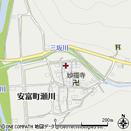 兵庫県姫路市安富町瀬川411周辺の地図