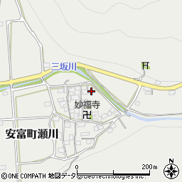 兵庫県姫路市安富町瀬川372周辺の地図