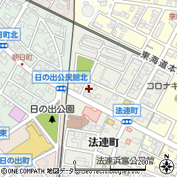 愛知県安城市法連町13-20周辺の地図