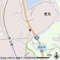 岡山県久米郡久米南町里方730周辺の地図