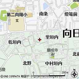 京都府向日市寺戸町里垣内10周辺の地図