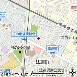 愛知県安城市法連町13-17周辺の地図