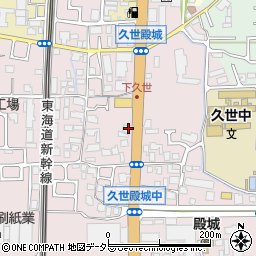 京都府京都市南区久世殿城町162周辺の地図