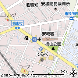 麺家 神明 安城店周辺の地図