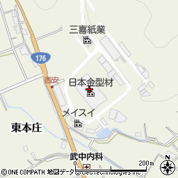 日本金型材株式会社周辺の地図