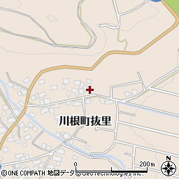 静岡県島田市川根町抜里1005周辺の地図