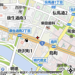 岡崎鋼材工具株式会社周辺の地図