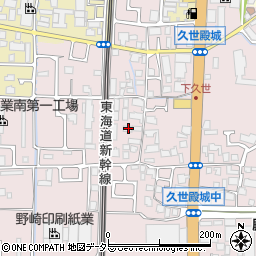 京都府京都市南区久世殿城町138周辺の地図