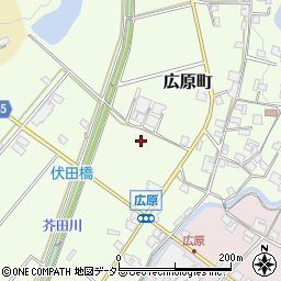 兵庫県加西市広原町227周辺の地図