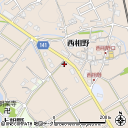 兵庫県三田市西相野285周辺の地図