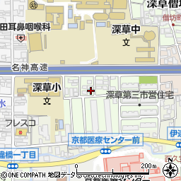 京都府京都市伏見区深草西伊達町88-22周辺の地図