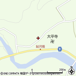 滋賀県甲賀市土山町鮎河1583周辺の地図