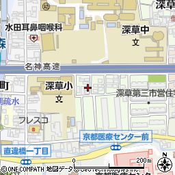 京都府京都市伏見区深草西伊達町88-37周辺の地図