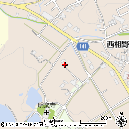 兵庫県三田市西相野350周辺の地図