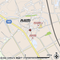 兵庫県三田市西相野208周辺の地図