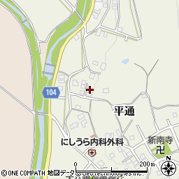 大阪府豊能郡能勢町平通5周辺の地図