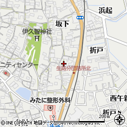 愛知県知多郡東浦町生路門田11周辺の地図