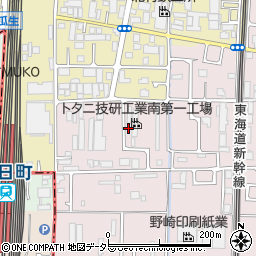 京都府京都市南区久世殿城町105周辺の地図