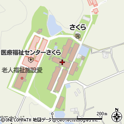 北摂三田福祉の里　三田楽寿荘周辺の地図