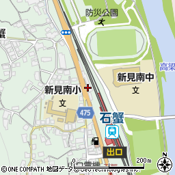 岡山県新見市石蟹133周辺の地図