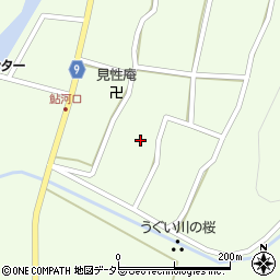 滋賀県甲賀市土山町鮎河623周辺の地図