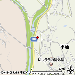 大阪府豊能郡能勢町平通17周辺の地図
