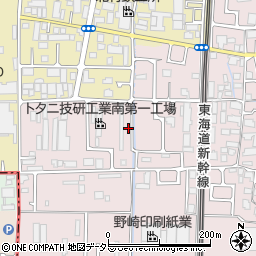 京都府京都市南区久世殿城町111周辺の地図