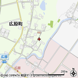 兵庫県加西市広原町327周辺の地図