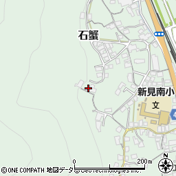 岡山県新見市石蟹527周辺の地図