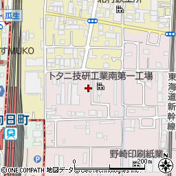 京都府京都市南区久世殿城町104周辺の地図