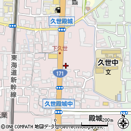 京都府京都市南区久世殿城町456周辺の地図