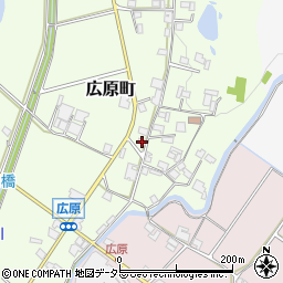 兵庫県加西市広原町468周辺の地図