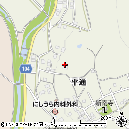 大阪府豊能郡能勢町平通1163周辺の地図
