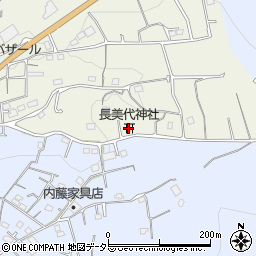 長美代神社周辺の地図