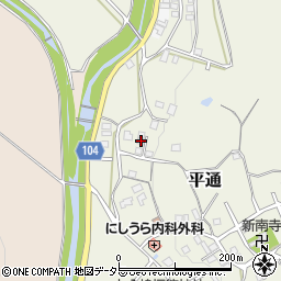 大阪府豊能郡能勢町平通5-7周辺の地図