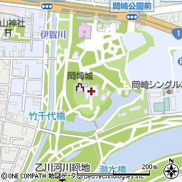 龍城神社周辺の地図