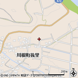 静岡県島田市川根町抜里1035-1周辺の地図