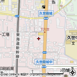 京都府京都市南区久世殿城町155周辺の地図