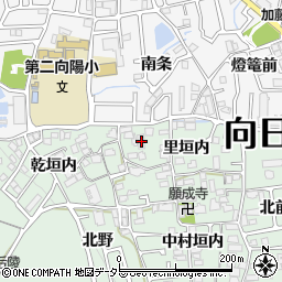 京都府向日市寺戸町里垣内14周辺の地図