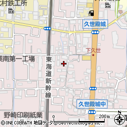 京都府京都市南区久世殿城町130周辺の地図