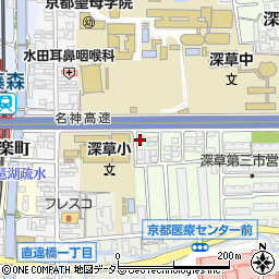 京都府京都市伏見区深草西伊達町88-43周辺の地図