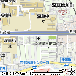 京都府京都市伏見区深草西伊達町88-48周辺の地図