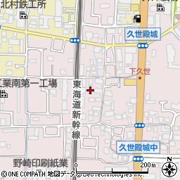 京都府京都市南区久世殿城町127周辺の地図