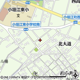 愛知県刈谷市小垣江町北大道122周辺の地図