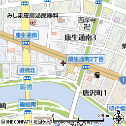 音楽有線放送ＵＳＥＮ受付センター　岡崎支店周辺の地図